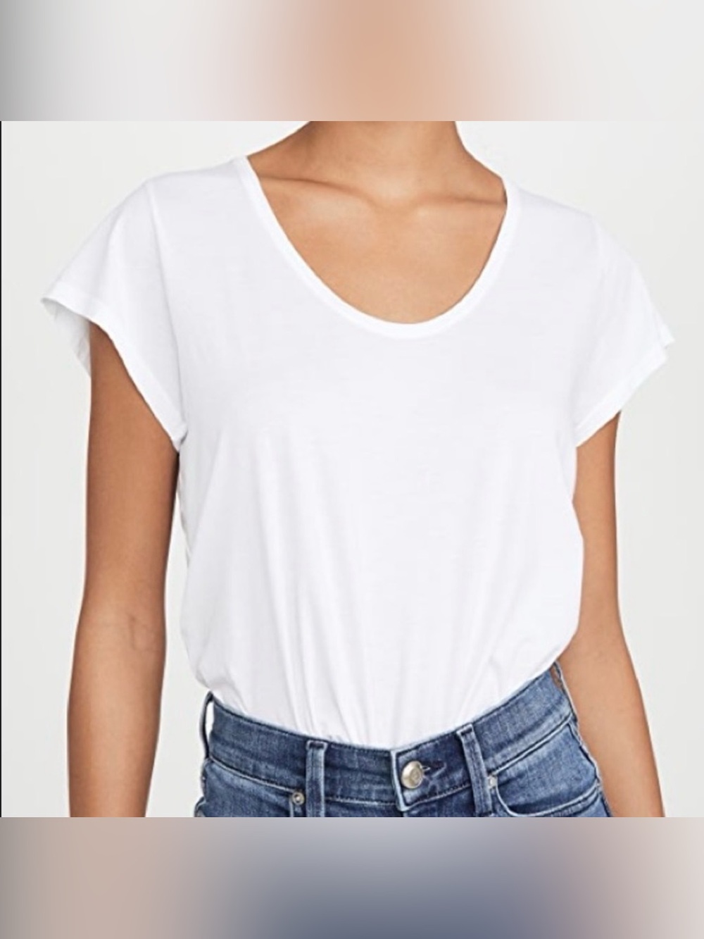 AYR Scoopercool T-shirt white small